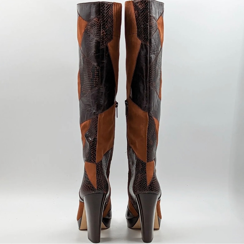 NWT Michael Kors Hanya Patchwork Boot - SZ 10 - Picture 4 of 9